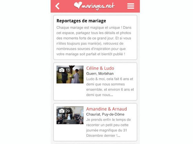 تطبيق MARIAGES.NET للتنظيم الشامل لحفل الزفاف (2)